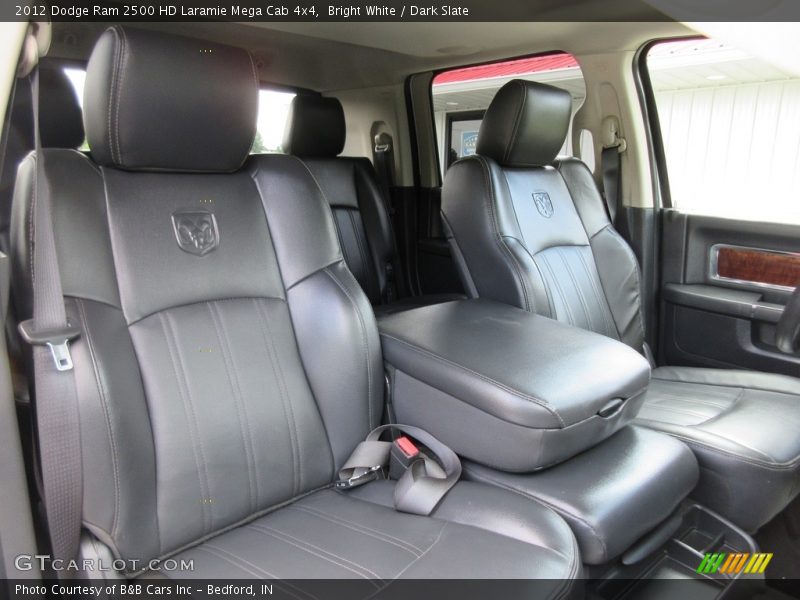 Bright White / Dark Slate 2012 Dodge Ram 2500 HD Laramie Mega Cab 4x4