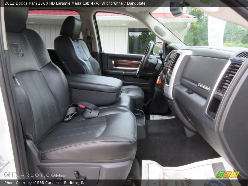 Bright White / Dark Slate 2012 Dodge Ram 2500 HD Laramie Mega Cab 4x4