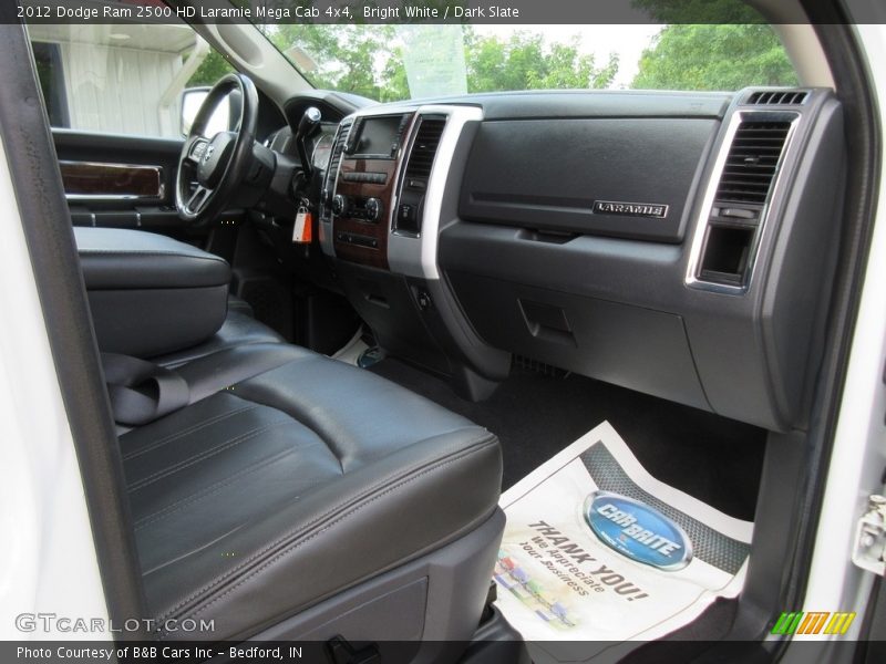 Bright White / Dark Slate 2012 Dodge Ram 2500 HD Laramie Mega Cab 4x4