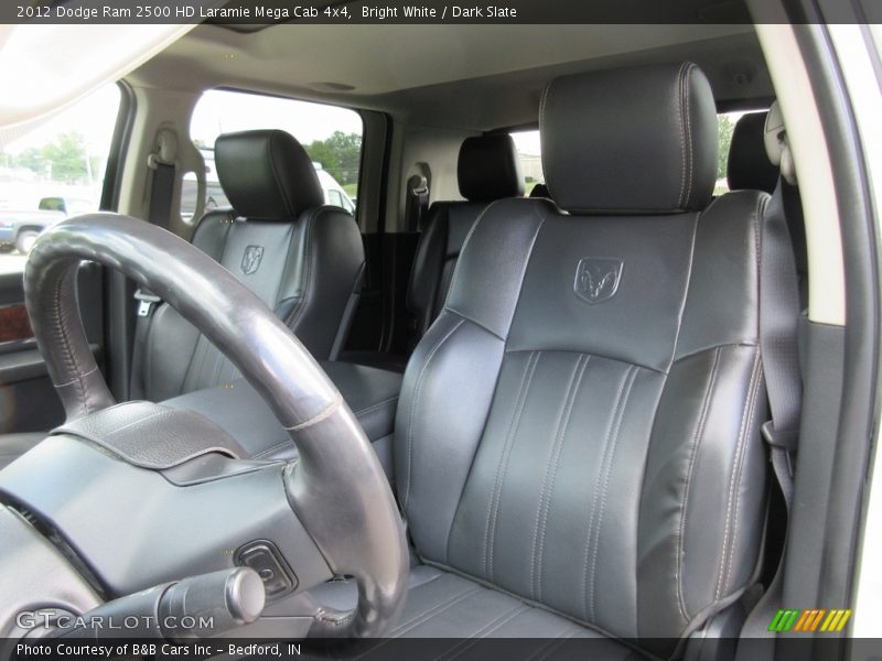 Bright White / Dark Slate 2012 Dodge Ram 2500 HD Laramie Mega Cab 4x4