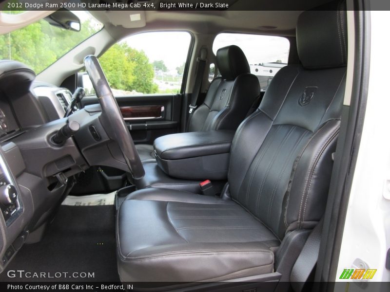 Bright White / Dark Slate 2012 Dodge Ram 2500 HD Laramie Mega Cab 4x4