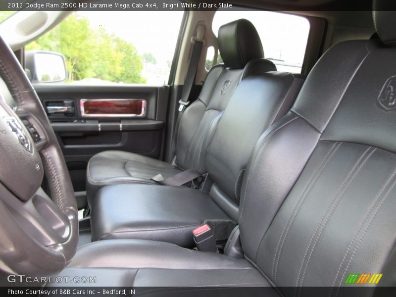 Bright White / Dark Slate 2012 Dodge Ram 2500 HD Laramie Mega Cab 4x4