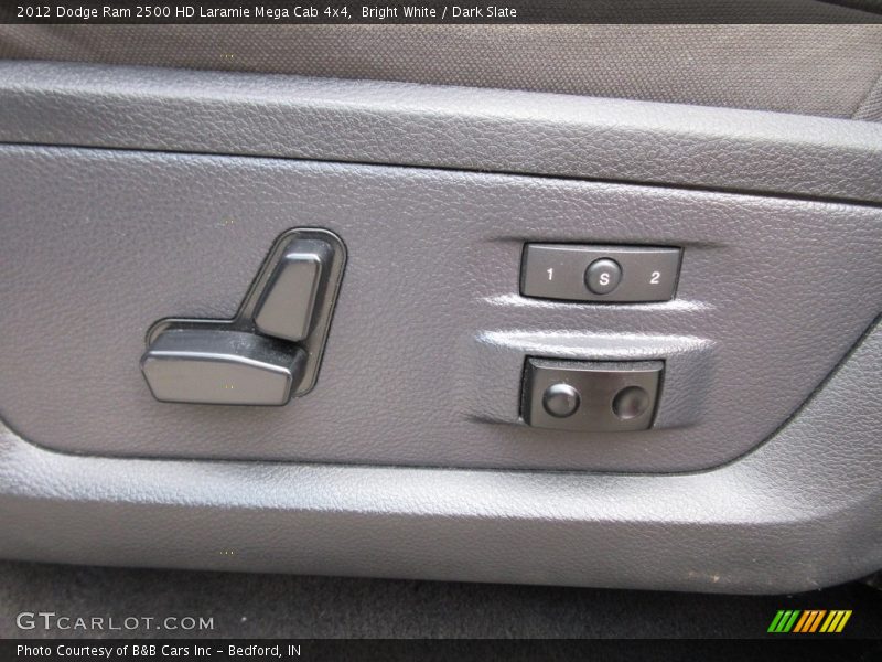 Bright White / Dark Slate 2012 Dodge Ram 2500 HD Laramie Mega Cab 4x4