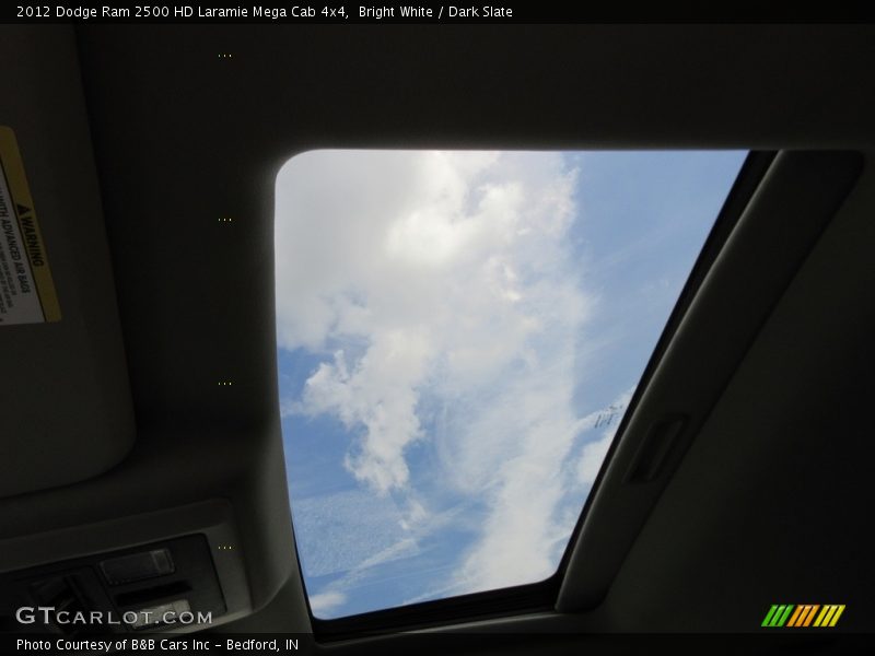 Bright White / Dark Slate 2012 Dodge Ram 2500 HD Laramie Mega Cab 4x4