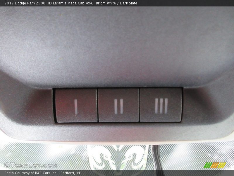 Bright White / Dark Slate 2012 Dodge Ram 2500 HD Laramie Mega Cab 4x4