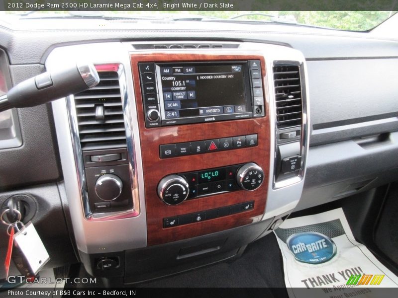 Bright White / Dark Slate 2012 Dodge Ram 2500 HD Laramie Mega Cab 4x4