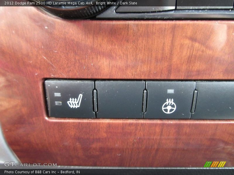 Bright White / Dark Slate 2012 Dodge Ram 2500 HD Laramie Mega Cab 4x4
