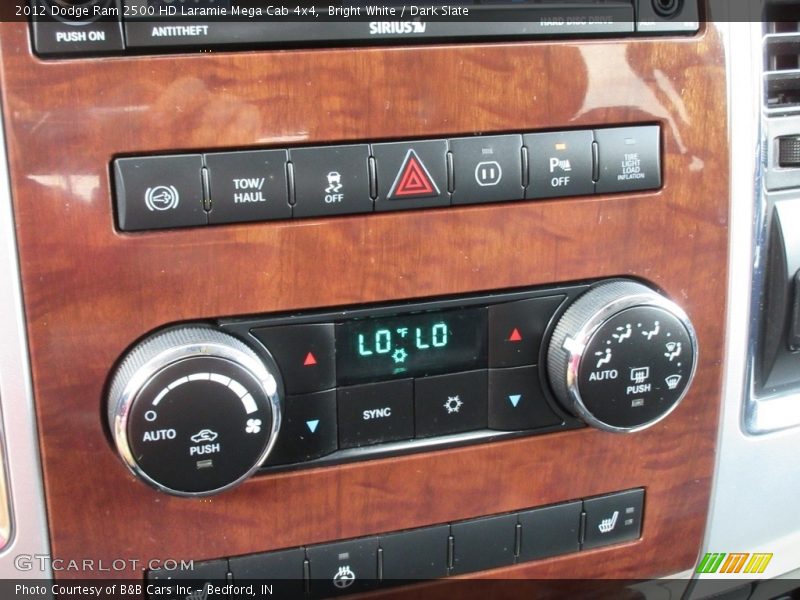 Bright White / Dark Slate 2012 Dodge Ram 2500 HD Laramie Mega Cab 4x4