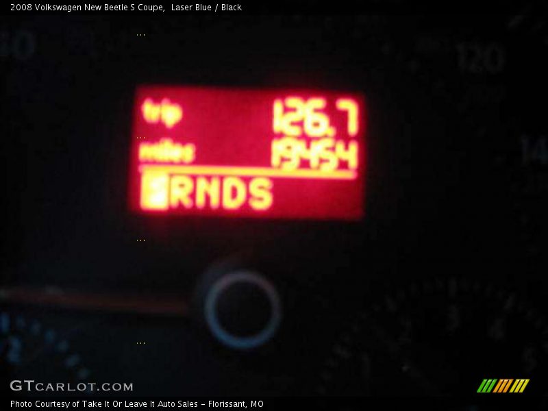 Laser Blue / Black 2008 Volkswagen New Beetle S Coupe