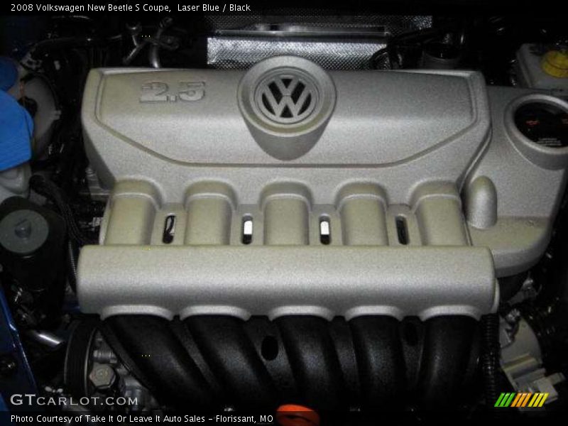 Laser Blue / Black 2008 Volkswagen New Beetle S Coupe