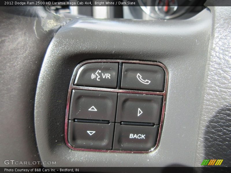 Bright White / Dark Slate 2012 Dodge Ram 2500 HD Laramie Mega Cab 4x4
