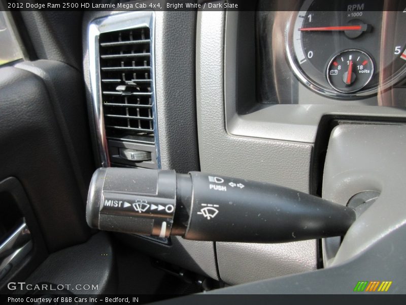 Bright White / Dark Slate 2012 Dodge Ram 2500 HD Laramie Mega Cab 4x4