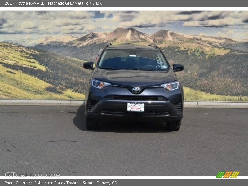 Magnetic Gray Metallic / Black 2017 Toyota RAV4 LE