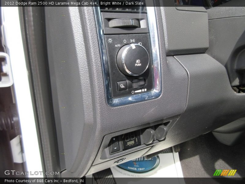 Bright White / Dark Slate 2012 Dodge Ram 2500 HD Laramie Mega Cab 4x4