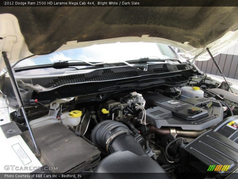 Bright White / Dark Slate 2012 Dodge Ram 2500 HD Laramie Mega Cab 4x4