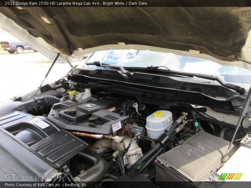 Bright White / Dark Slate 2012 Dodge Ram 2500 HD Laramie Mega Cab 4x4