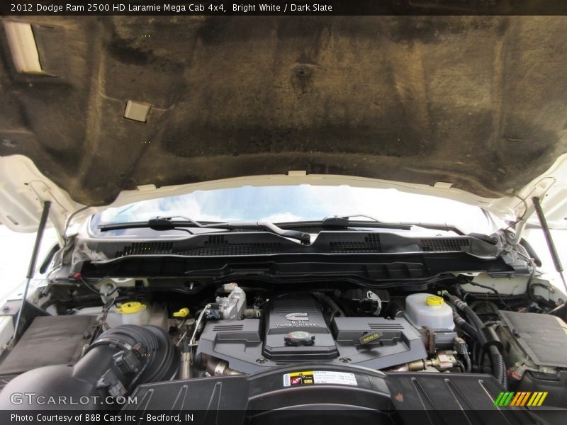 Bright White / Dark Slate 2012 Dodge Ram 2500 HD Laramie Mega Cab 4x4