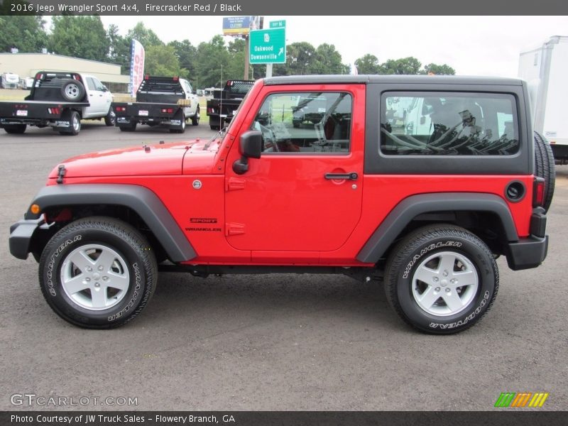  2016 Wrangler Sport 4x4 Firecracker Red