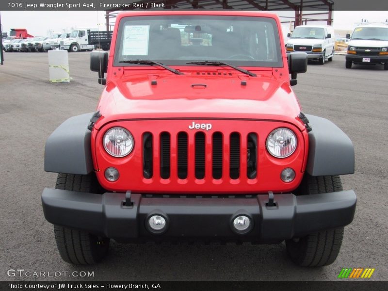 Firecracker Red / Black 2016 Jeep Wrangler Sport 4x4