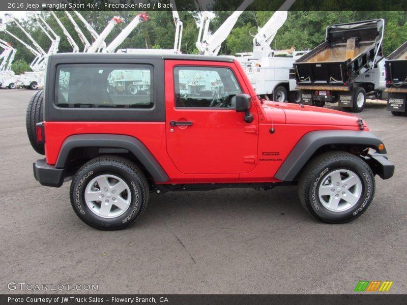 Firecracker Red / Black 2016 Jeep Wrangler Sport 4x4