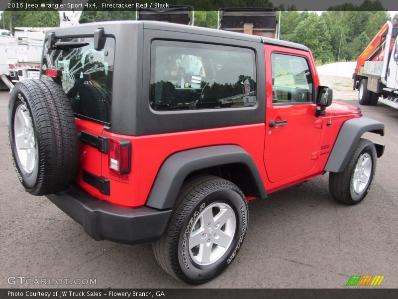Firecracker Red / Black 2016 Jeep Wrangler Sport 4x4