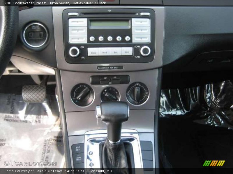 Reflex Silver / Black 2008 Volkswagen Passat Turbo Sedan