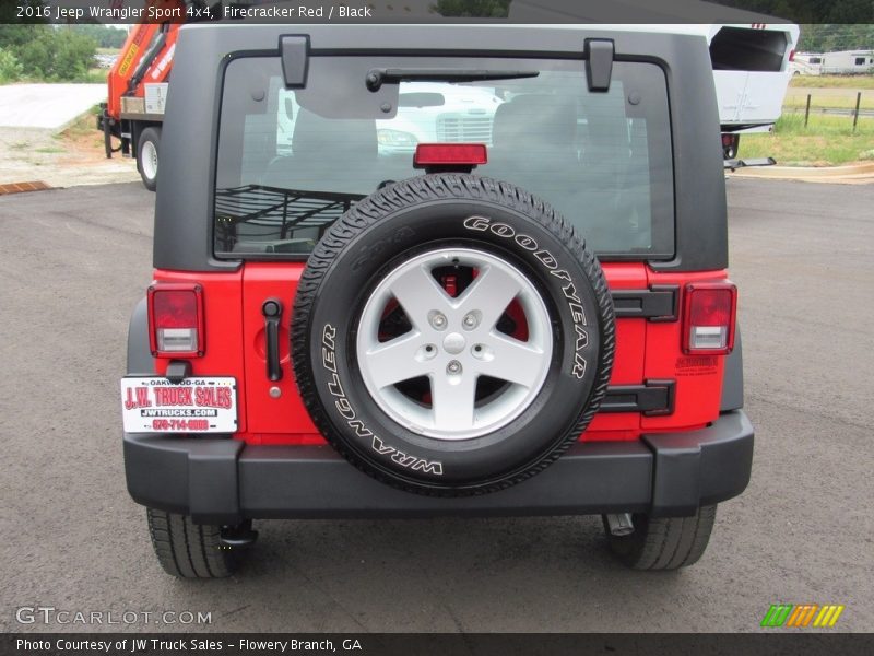 Firecracker Red / Black 2016 Jeep Wrangler Sport 4x4