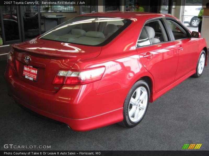 Barcelona Red Metallic / Ash 2007 Toyota Camry SE