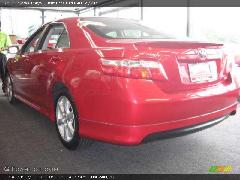 Barcelona Red Metallic / Ash 2007 Toyota Camry SE