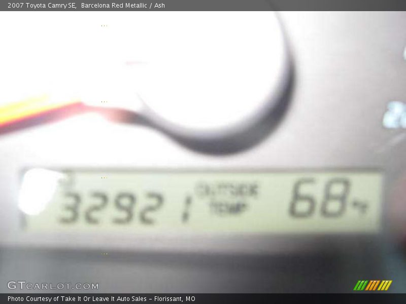 Barcelona Red Metallic / Ash 2007 Toyota Camry SE