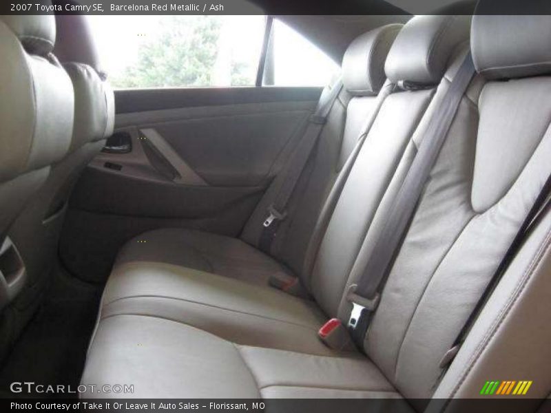 Barcelona Red Metallic / Ash 2007 Toyota Camry SE