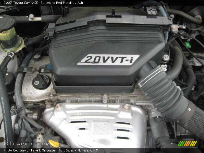 Barcelona Red Metallic / Ash 2007 Toyota Camry SE
