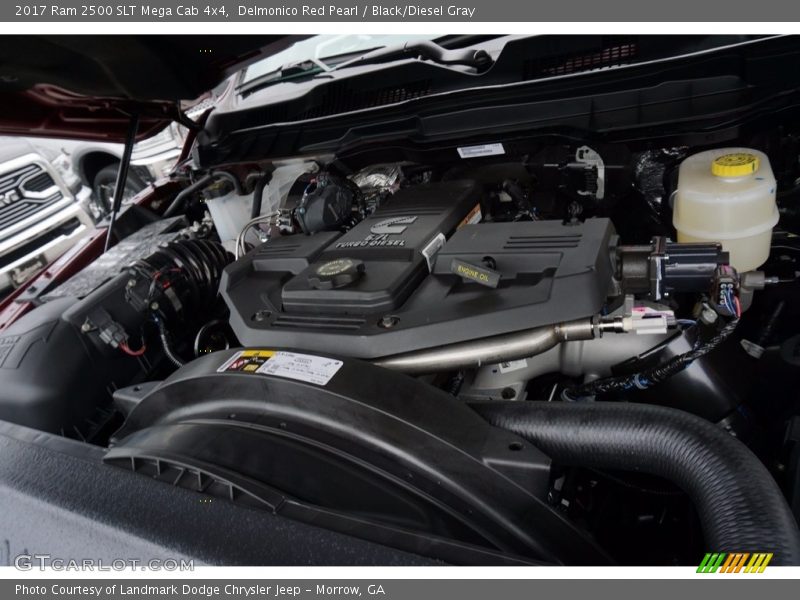  2017 2500 SLT Mega Cab 4x4 Engine - 6.7 Liter OHV 24-Valve Cummins Turbo-Diesel Inline 6 Cylinder