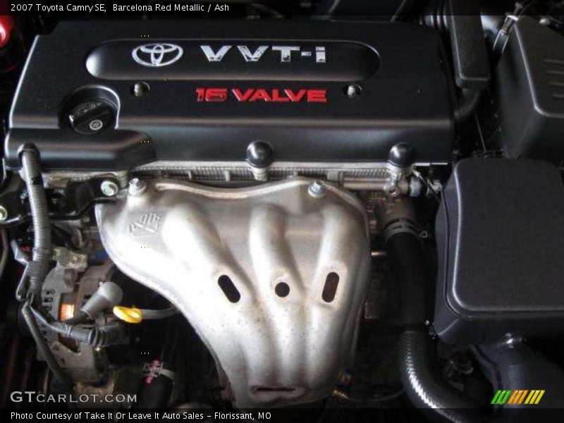 Barcelona Red Metallic / Ash 2007 Toyota Camry SE