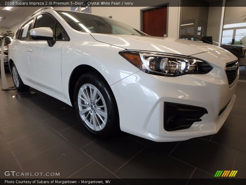 Crystal White Pearl / Ivory 2018 Subaru Impreza 2.0i Premium 5-Door