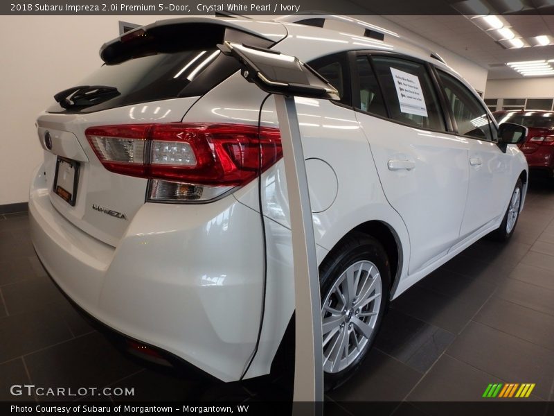 Crystal White Pearl / Ivory 2018 Subaru Impreza 2.0i Premium 5-Door