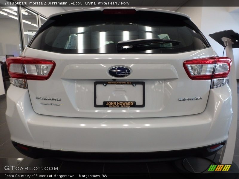 Crystal White Pearl / Ivory 2018 Subaru Impreza 2.0i Premium 5-Door
