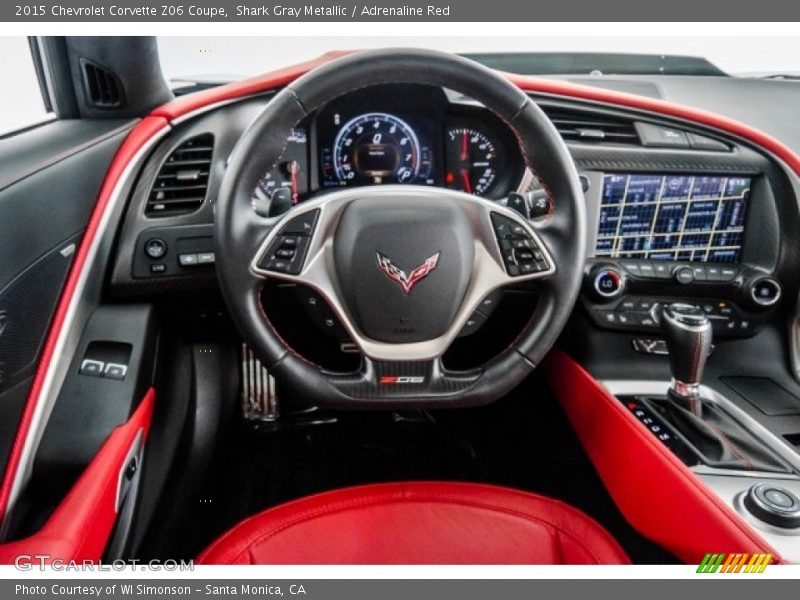 Dashboard of 2015 Corvette Z06 Coupe