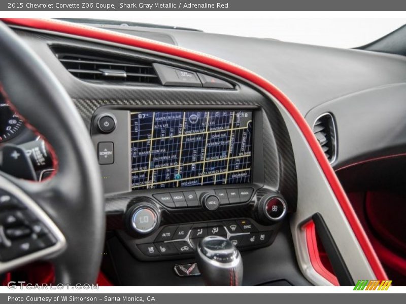 Navigation of 2015 Corvette Z06 Coupe