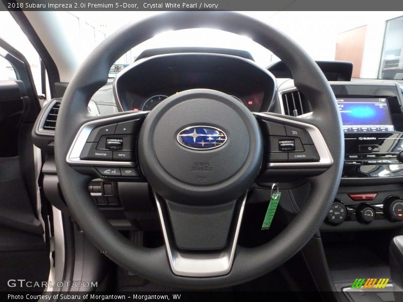 Crystal White Pearl / Ivory 2018 Subaru Impreza 2.0i Premium 5-Door