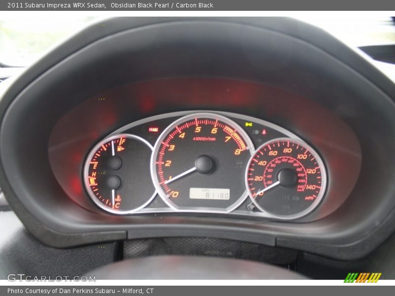 Obsidian Black Pearl / Carbon Black 2011 Subaru Impreza WRX Sedan