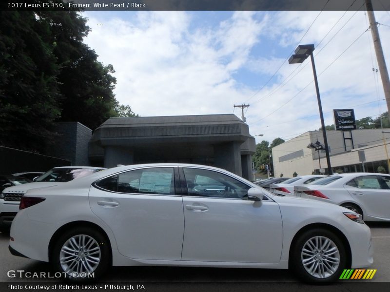 Eminent White Pearl / Black 2017 Lexus ES 350