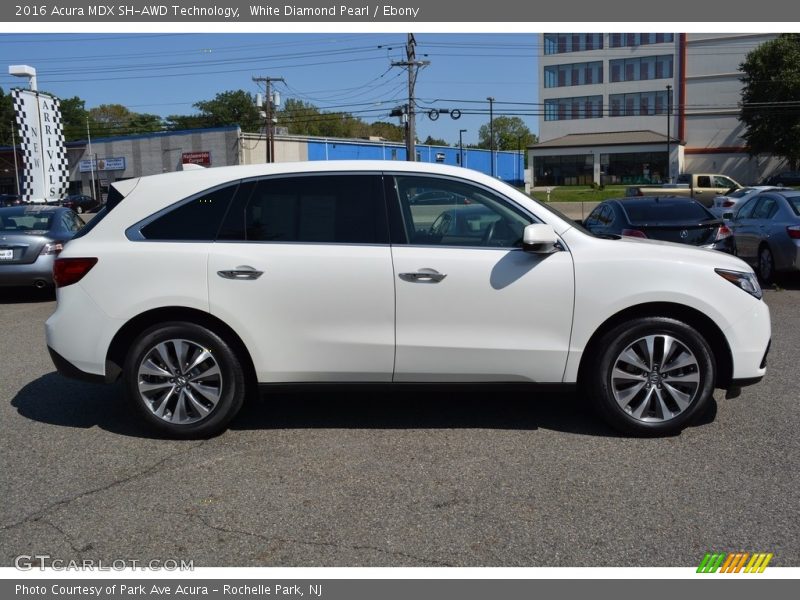 White Diamond Pearl / Ebony 2016 Acura MDX SH-AWD Technology