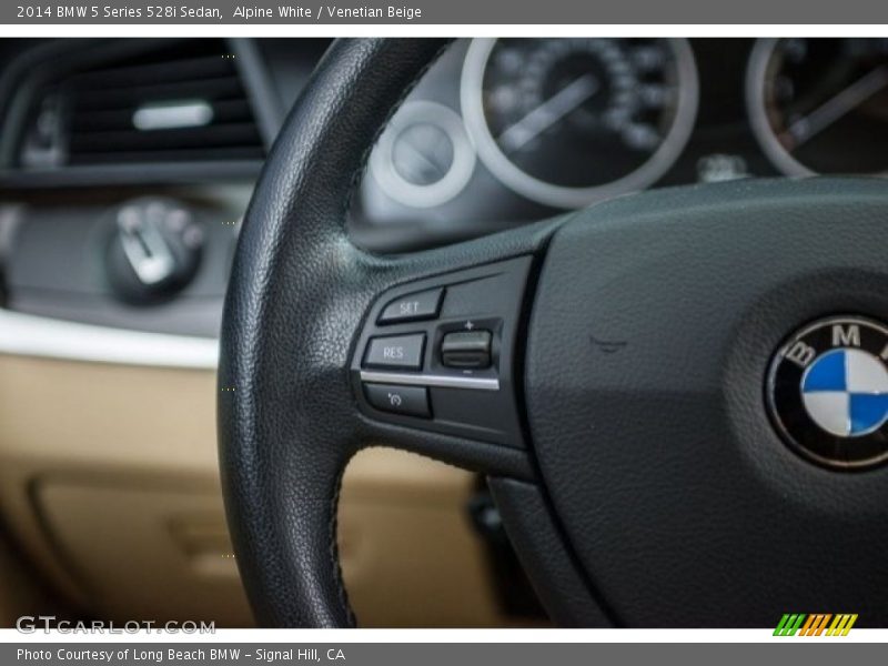 Alpine White / Venetian Beige 2014 BMW 5 Series 528i Sedan