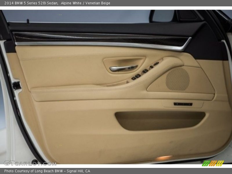 Alpine White / Venetian Beige 2014 BMW 5 Series 528i Sedan