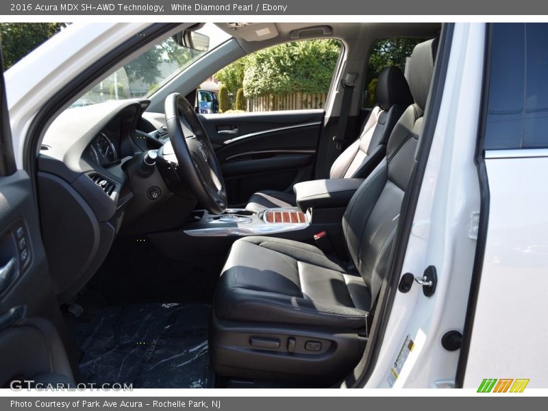 White Diamond Pearl / Ebony 2016 Acura MDX SH-AWD Technology