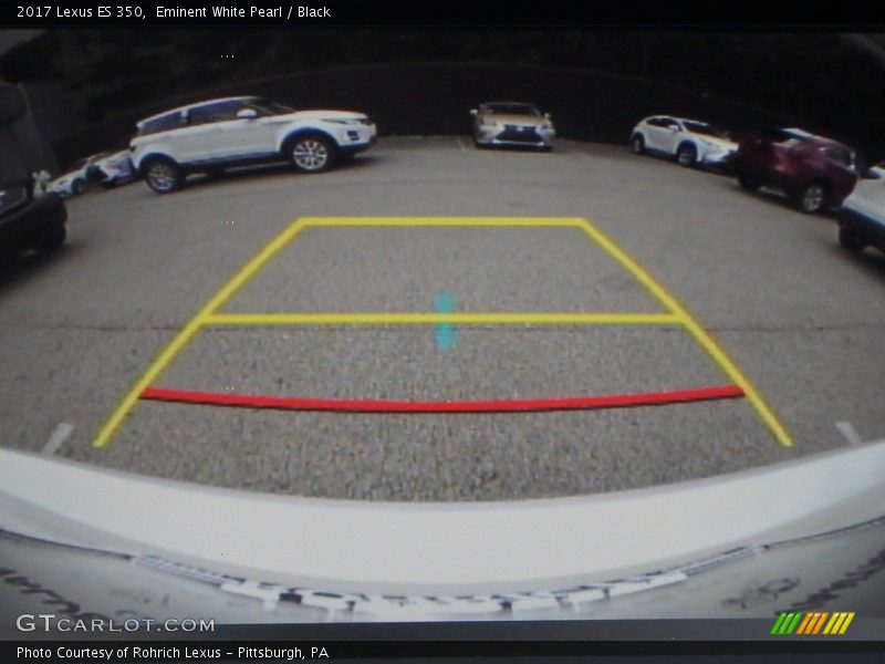 Eminent White Pearl / Black 2017 Lexus ES 350