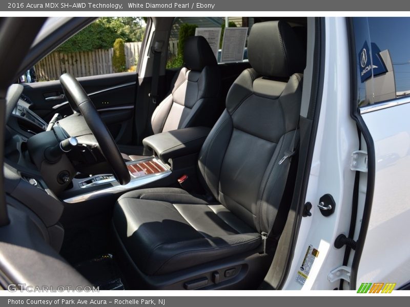 White Diamond Pearl / Ebony 2016 Acura MDX SH-AWD Technology