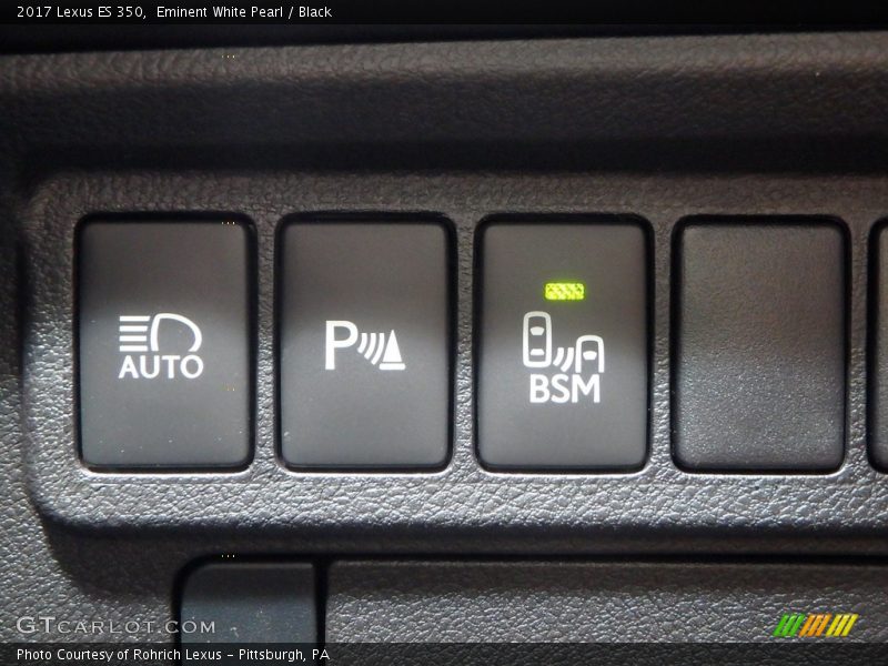 Eminent White Pearl / Black 2017 Lexus ES 350