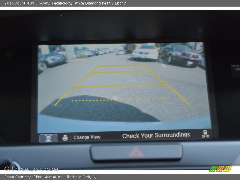 White Diamond Pearl / Ebony 2016 Acura MDX SH-AWD Technology